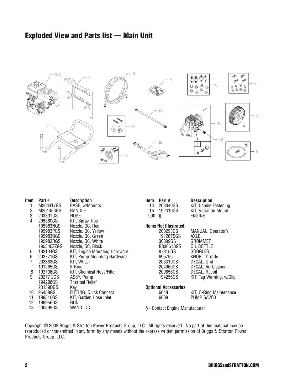 BRIGGS AND STRATTON, 020325, IPL.2